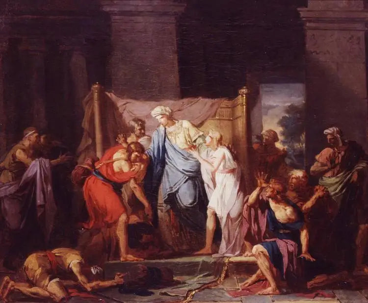 Jozef erkend door zijn broers - Charles Meynier

Source:
Joseph reconnu par ses frères - Charles Meynier