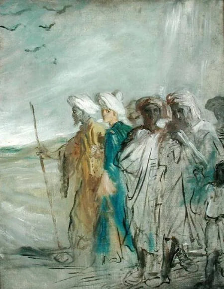Jozef verkocht door zijn broers - Théodore Chassériau