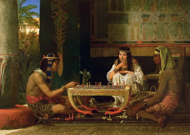 schaakspeler - Lawrence Alma-Tadema