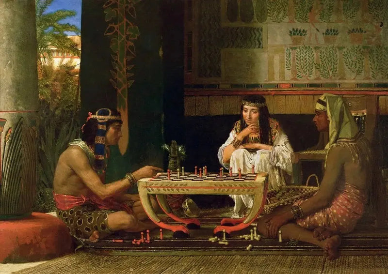 schaakspeler - Lawrence Alma-Tadema