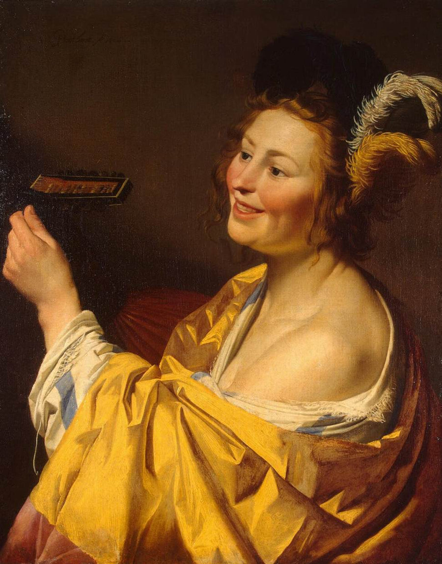 Luitspeler - Gerrit van Honthorst