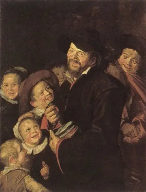 Rommelpot-speler met zes kinderen - Frans Hals

Source:
Joueur de Rommelpot avec six enfants - Frans Hals