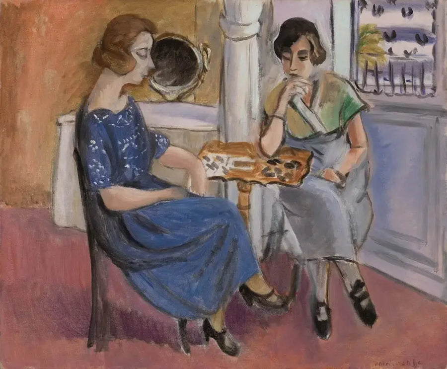 Domino spelers (De Domino speelsters) - Henri Matisse