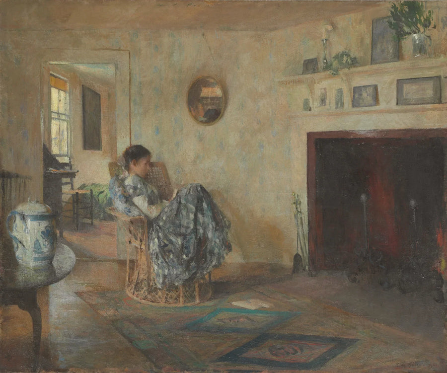 Regenachtige dag - Frank Weston Benson