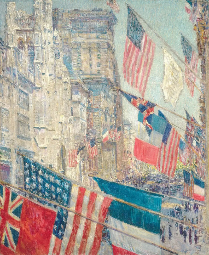 Vriendschapsdag, mei 1917 - Childe Hassam

Source:
Jour des Alliés, mai 1917 - Childe Hassam