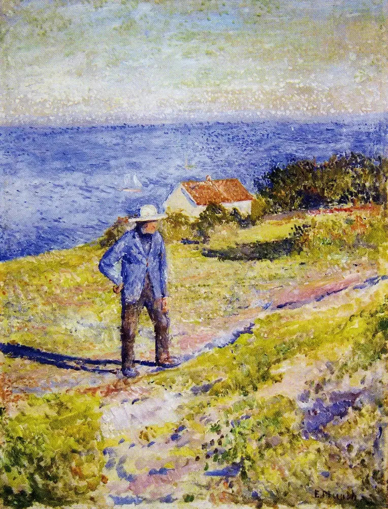 Zonnige dag in Åsgårdstrand - Edvard Munch