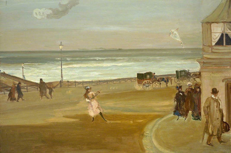 Winderige dag in Brighton - Charles Conder