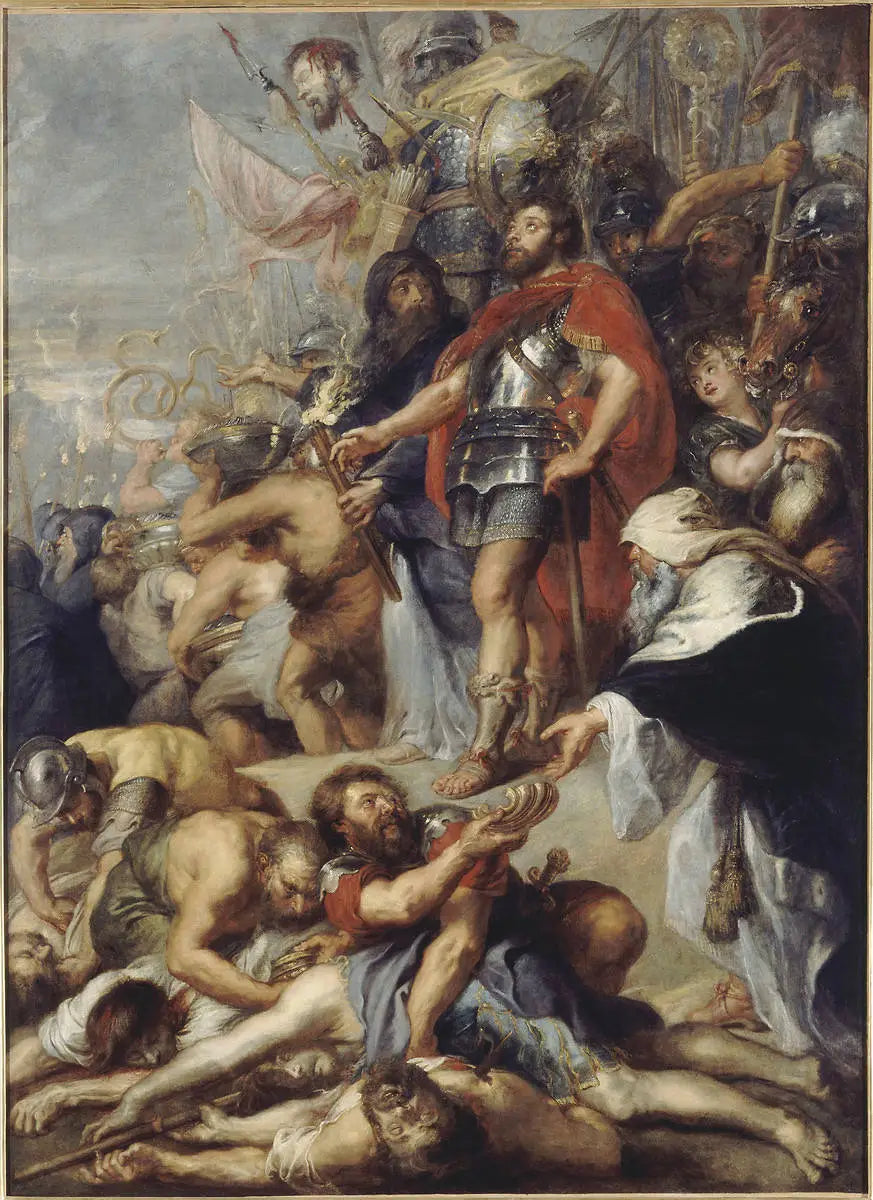 Judas Macchabée bidt voor de overledenen - Peter Paul Rubens