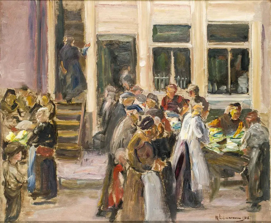 Judengasse in Amsterdam - Max Liebermann