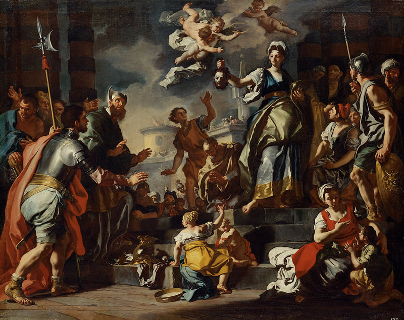Judith met het hoofd van Holofernes - Francesco Solimena