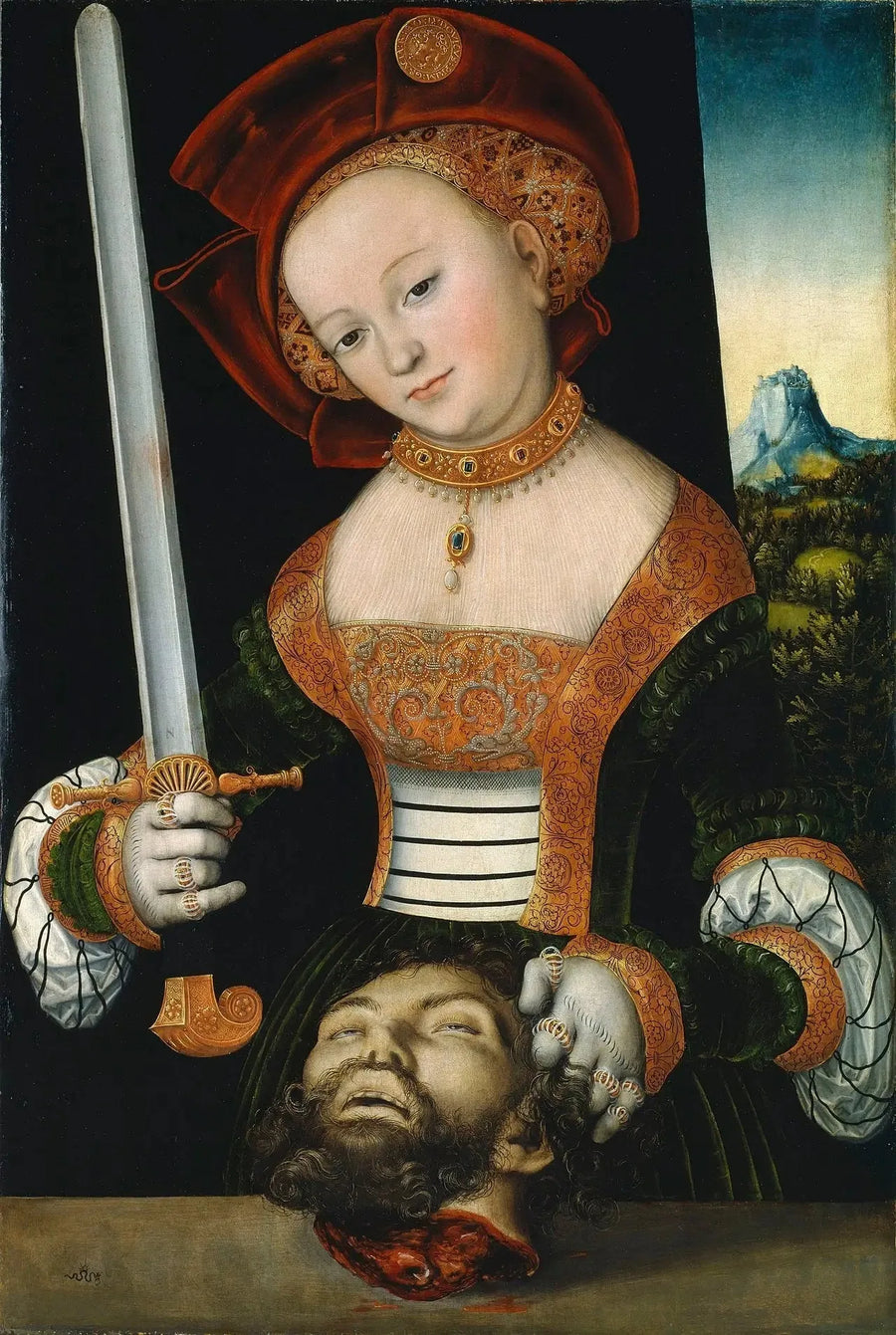 Judith met het hoofd van Holofernes - Lucas Cranach de Oudere