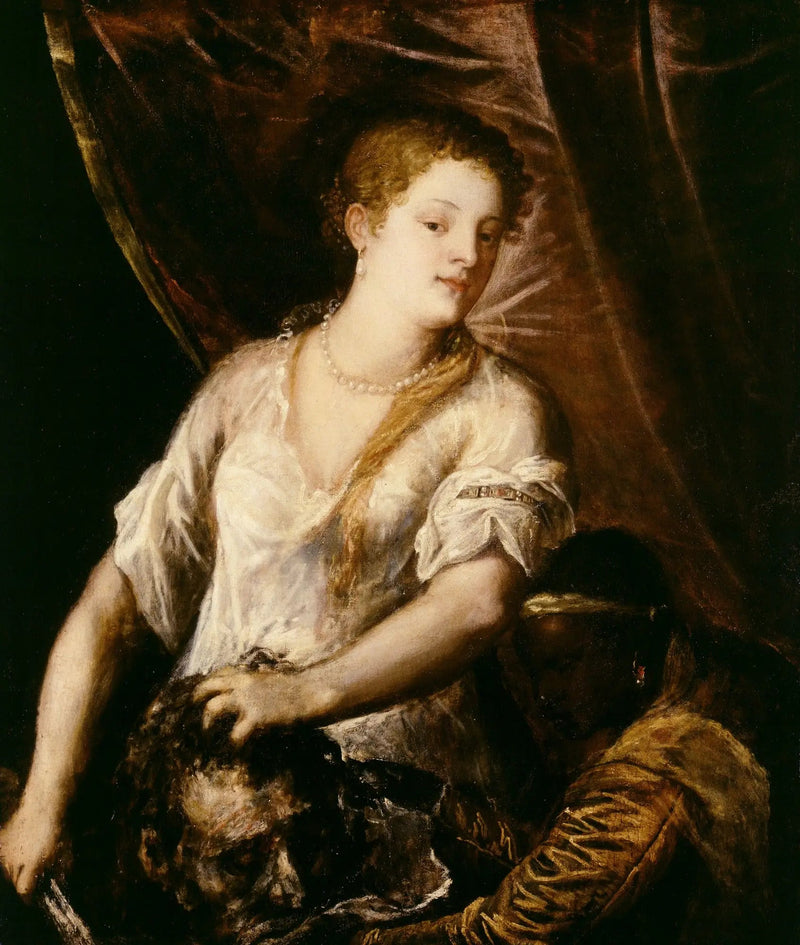 Judith met het hoofd van Holofernes - Titian