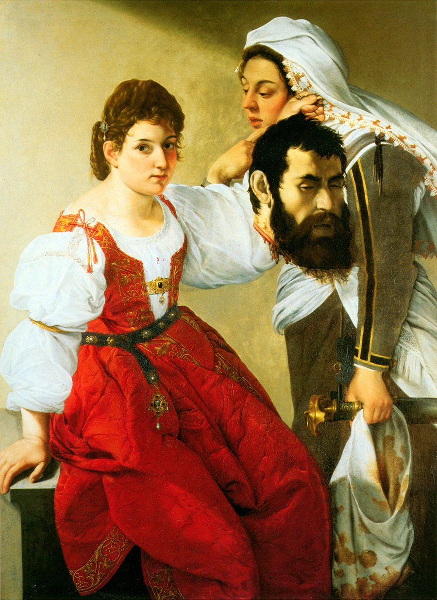 Judith en haar dienares Abra met het hoofd van Holofernes - Orazio Gentileschi
