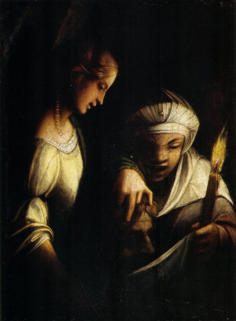 Judith en haar dienares met het hoofd van Holofernes - Antonio da Correggio