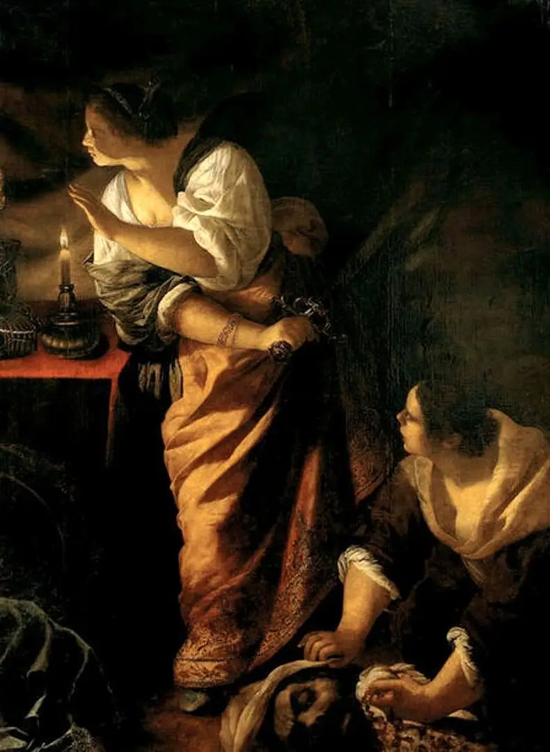 Judith en haar dienares met het hoofd van Holofernes - Artemisia Gentileschi