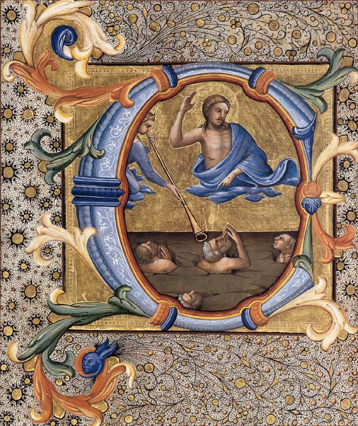 Laatste Oordeel - initiale C - Lorenzo Monaco
