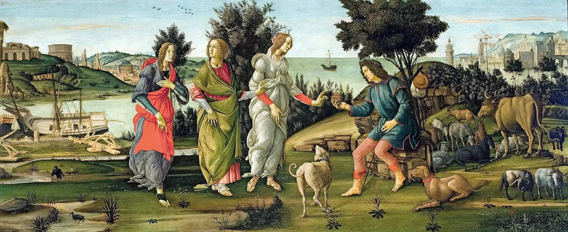 Het Oordeel van Paris - Sandro Botticelli