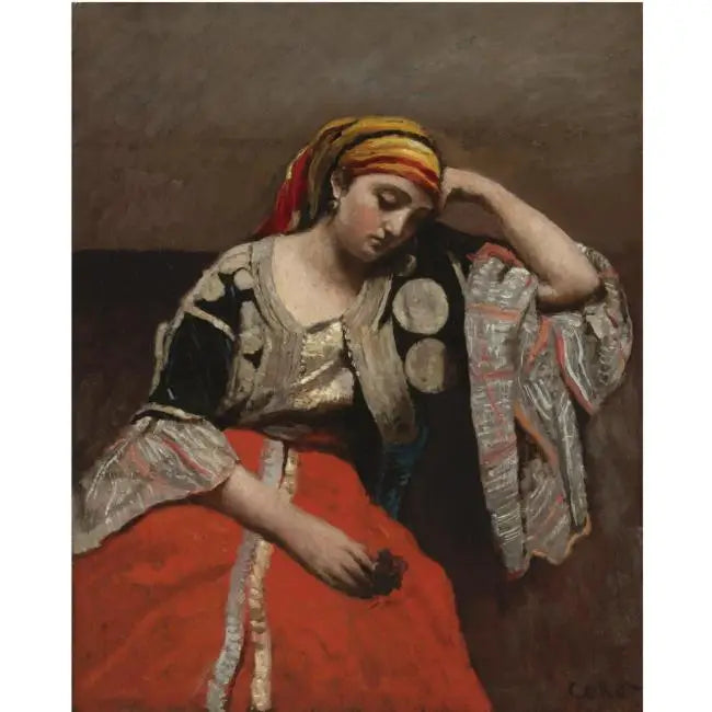 Jood van Algiers - Jean-Baptiste Camille Corot