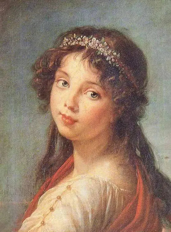 Julie Lebrun die over haar schouder kijkt - Élisabeth Vigeé Le Brun

Source:
Julie Lebrun regardant par-dessus son épaule - Élisabeth Vigée Le Brun
