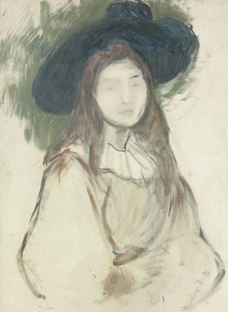 Julie Manet met de Vrijheid Hoed - Berthe Morisot