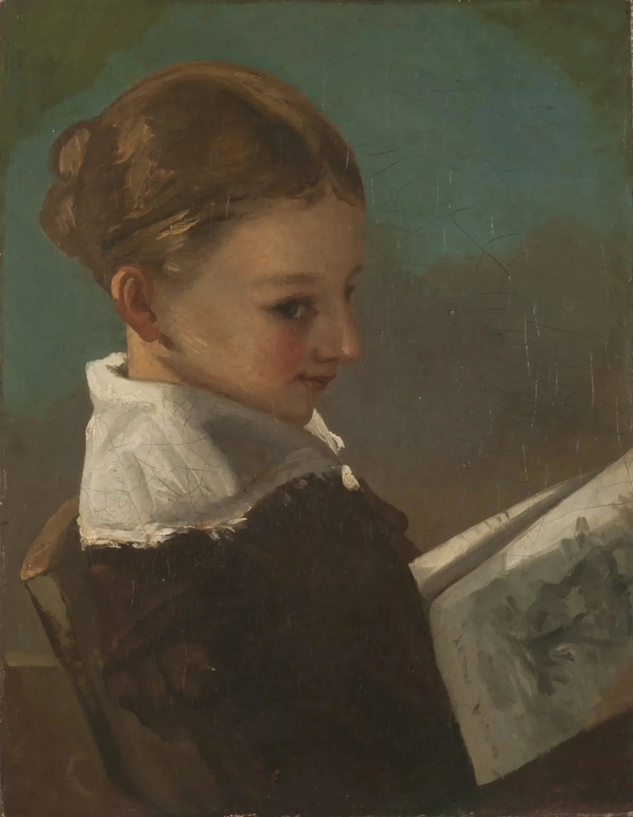 Juliette Courbet, tien jaar oud - Gustave Courbet