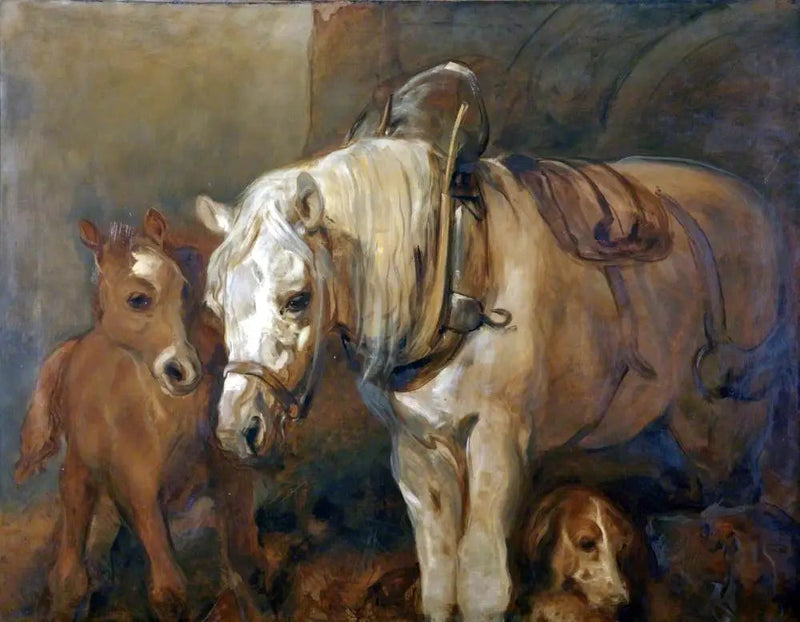  Merrie en veulen - Edwin Henry Landseer

Source:
Jument et poulain - Edwin Henry Landseer