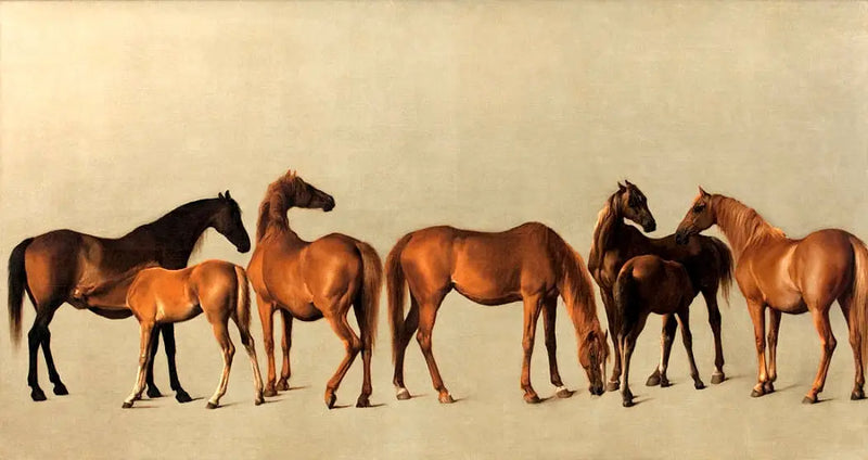 Veulens en veulentjes zonder voorgeschiedenis - George Stubbs

Source:
Juments et poulains sans antécédents - George Stubbs