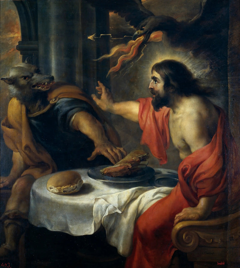 Jupiter en Lycaon - Peter Paul Rubens