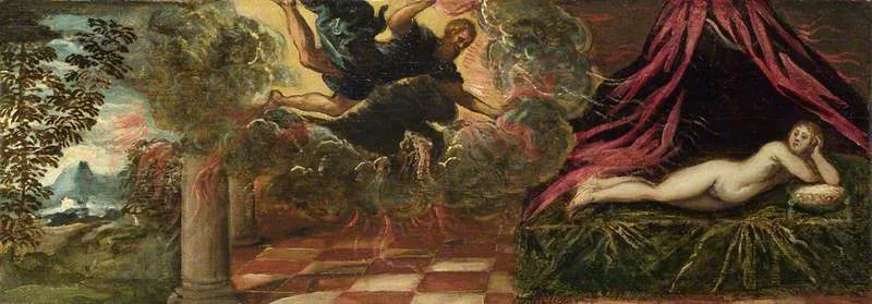 Jupiter en Semele - Jacopo Tintoretto