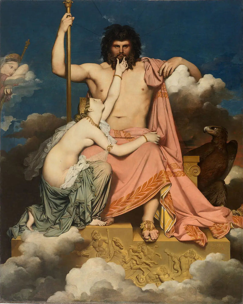 Jupiter en Thetis - Jean-Auguste-Dominique Ingres