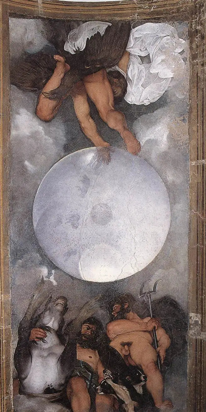 Jupiter, Neptunus en Pluto - Caravaggio