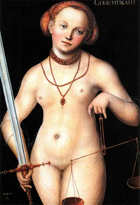 Justitie - Lucas Cranach de Oudere