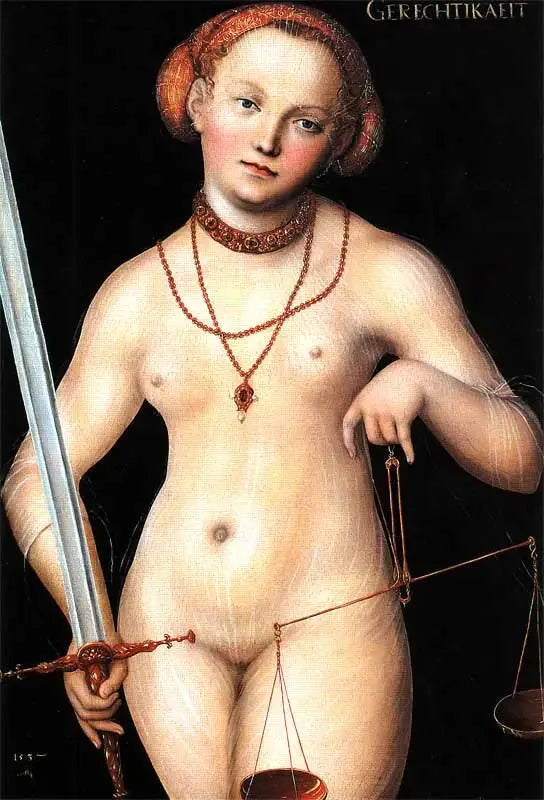 Justitie - Lucas Cranach de Oudere