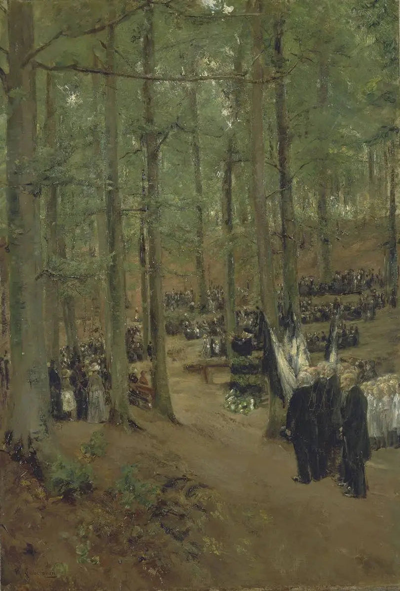 Kaiser Friedrich Herdenkingsfeest in Kösen - Max Liebermann