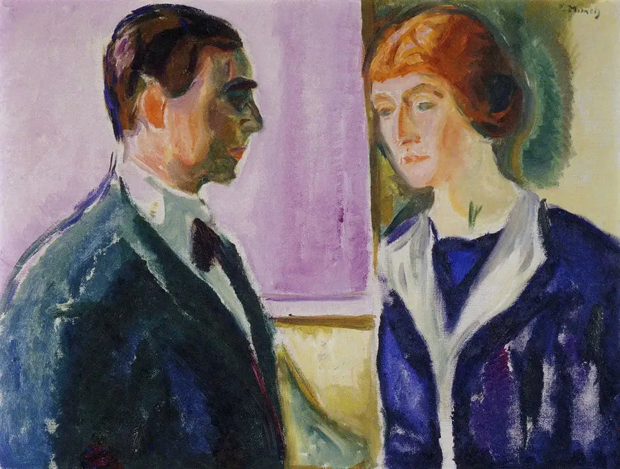 Käte en Hugo Perls - Edvard Munch