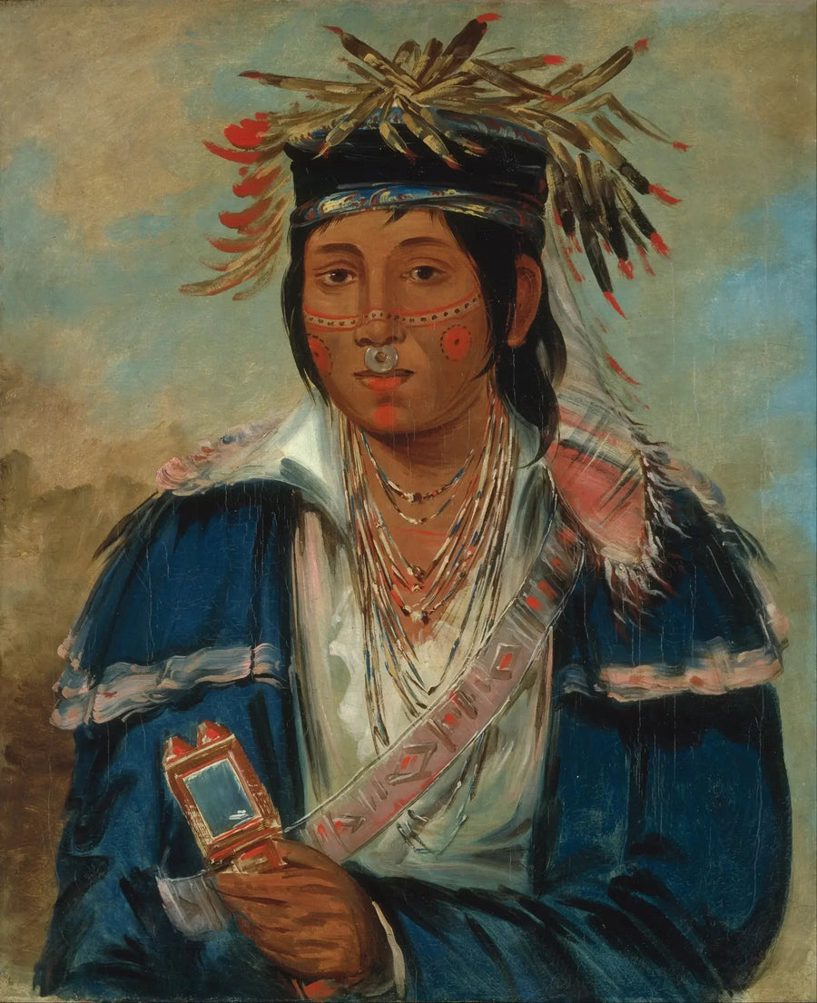 Reproductie van een schilderij van George Catlin - Kee-mo-rá-nia, geen Engels, een dandy

Source:
Kee-mo-rá-nia, pas d'anglais, un dandy - George Catlin