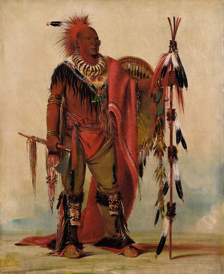Kee-o-kúk, de waakzame vos, leider van de stam - George Catlin

Source:
Kee-o-kúk, le renard vigilant, chef de la tribu - George Catlin