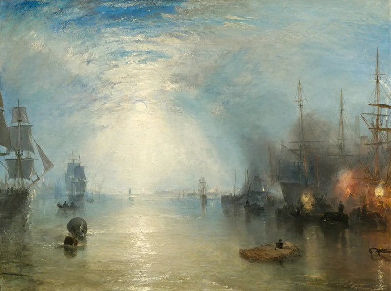 Keelmen die kolen hijsen bij maanlicht - J. M. W. Turner