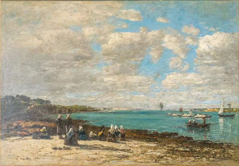 Kerhuon - de vissersvrouwen - Eugène Boudin
