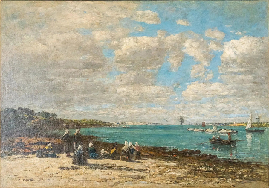 Kerhuon - de vissersvrouwen - Eugène Boudin