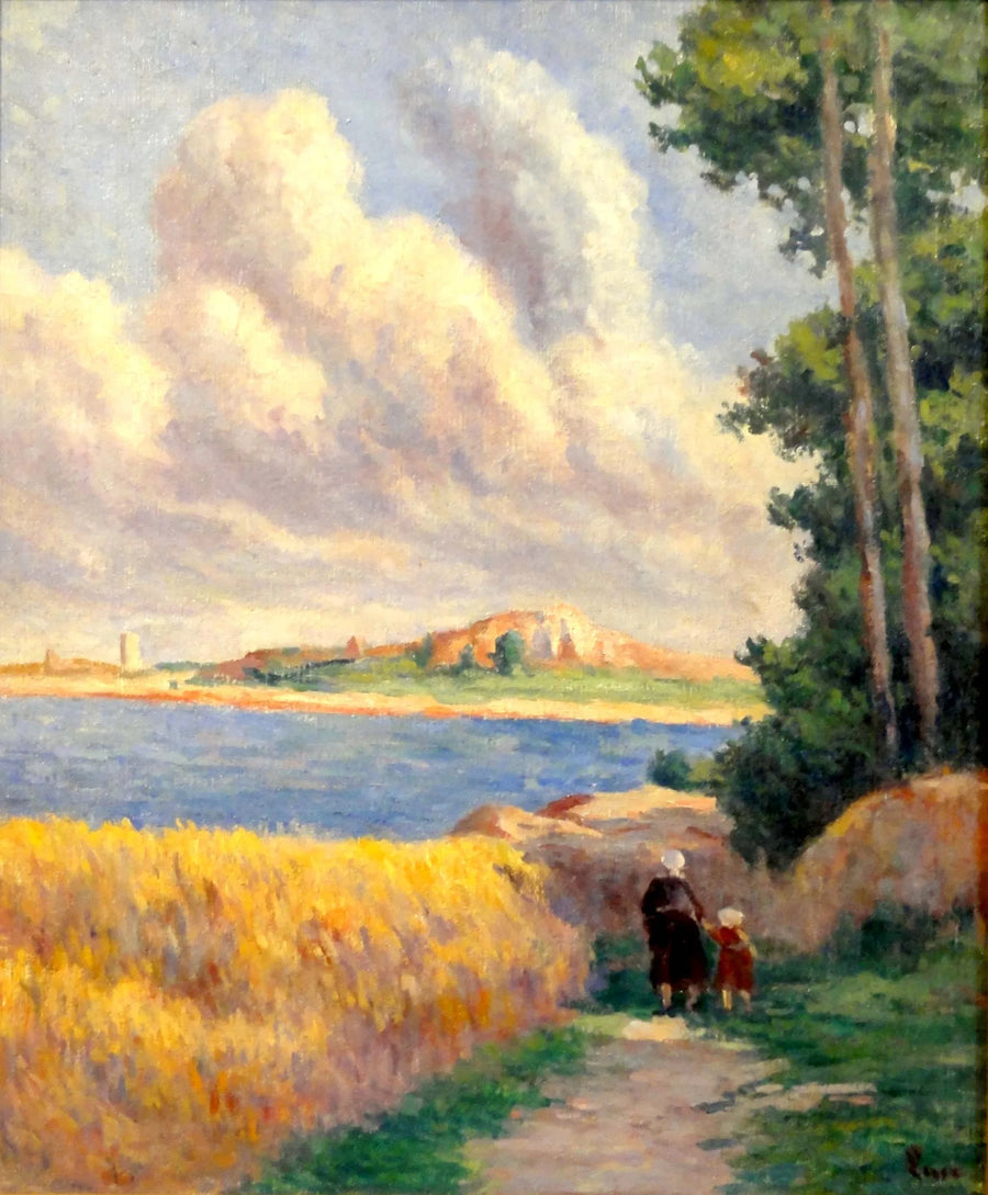 Kermouster, de weg - Maximilien Luce