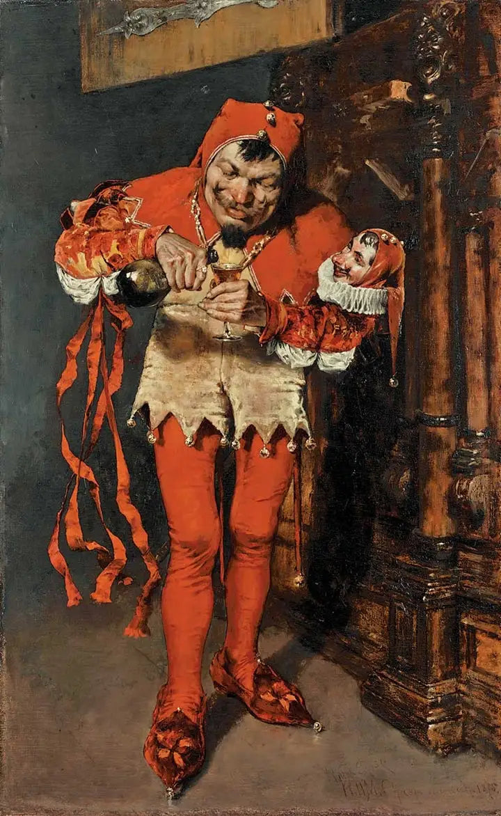 "Keying Up" - De hofnar - William Merritt Chase

Source:
« Keying Up » - Le bouffon de la cour - William Merritt Chase