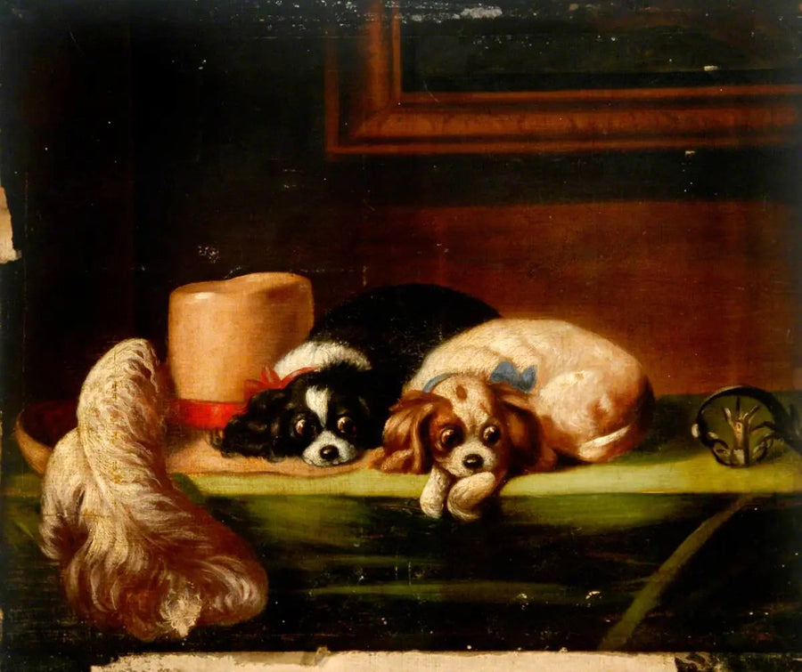 Koninklijke Charles Spaniels (« De huisdieren van de cavalier ») - Edwin Henry Landseer

Source:
King Charles Spaniels (« Les animaux de compagnie du cavalier ») - Edwin Henry Landseer