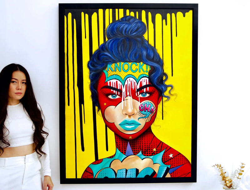 Klop! Pop-art | 90x120cm