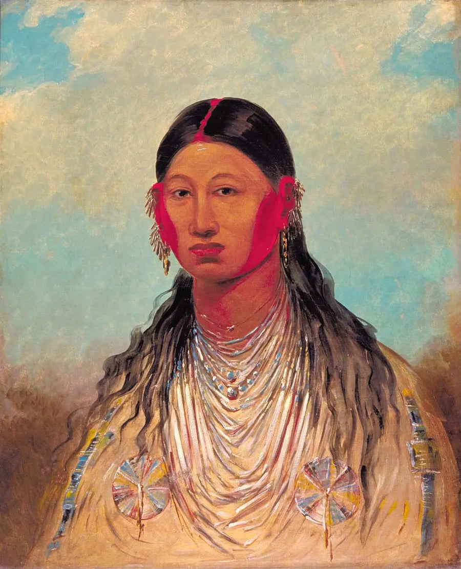Koon-za-ya-me, vrouwelijke oorlogsegel - George Catlin

Source:
Koon-za-ya-me, Aigle de guerre femelle - George Catlin
