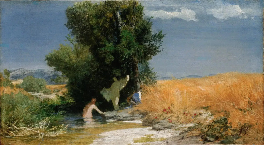Reproductie van een schilderij - Arnold Böcklin

Source:
Q134234276 - Arnold Böcklin