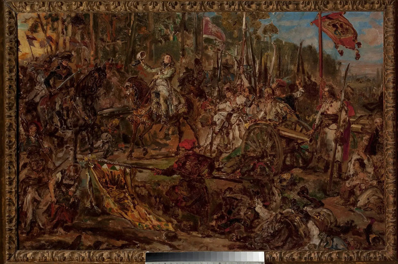 Kościuszko in Racławice, schets - Jan Matejko

Source:
Kościuszko à Racławice, croquis - Jan Matejko