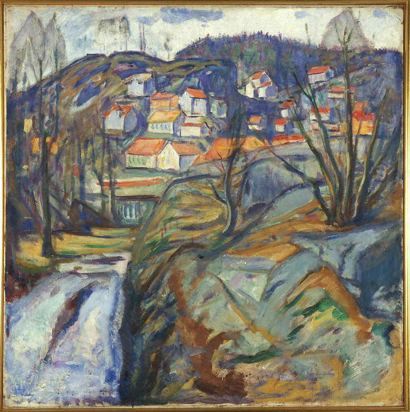 Kragerø in de lente - Edvard Munch