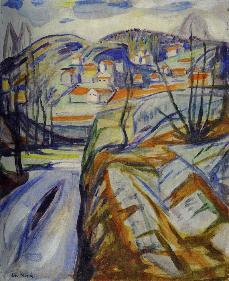 Kragerø in de lente - Edvard Munch