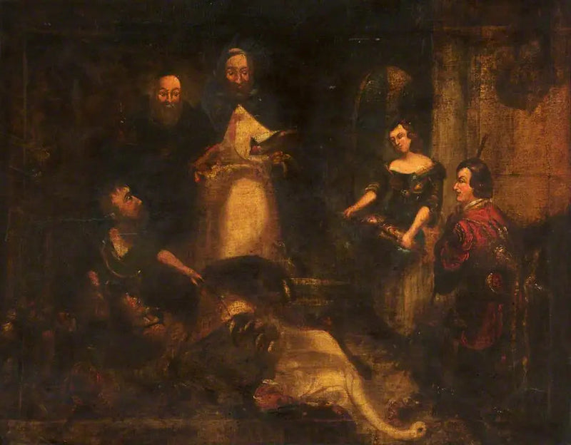 De abdij van Bolton in de oudheid - Edwin Henry Landseer

Source:
L'abbaye de Bolton dans les temps anciens - Edwin Henry Landseer